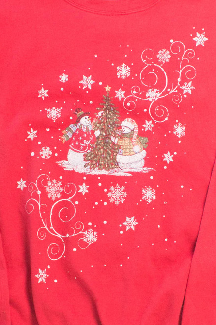 Snowflakes Ugly Christmas Sweatshirt 55601