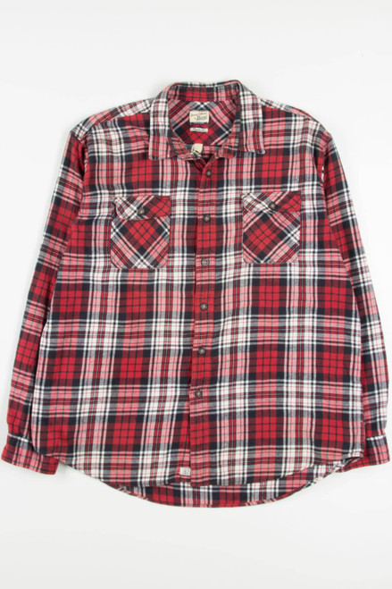 Classic Red G.H. Bass Flannel Shirt 3966