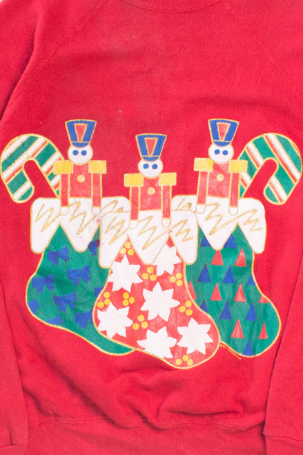 Ugly Stocking Christmas Sweatshirt 55574