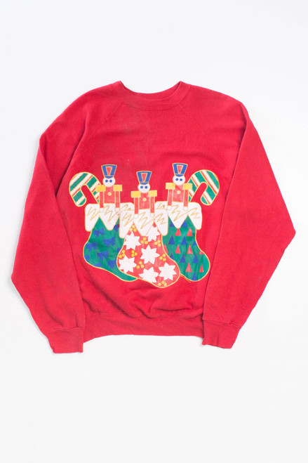 Ugly Stocking Christmas Sweatshirt 55574