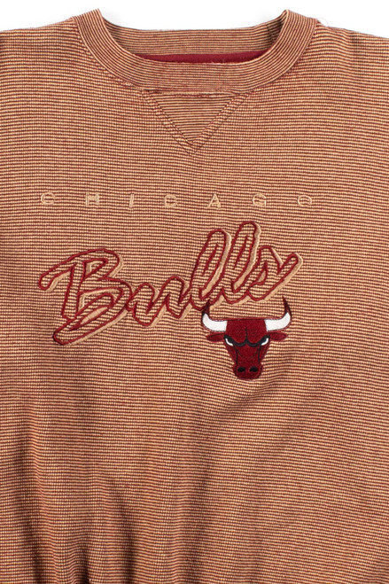 Vintage Chicago Bulls Two-Tone Embroidered Sweatshirt