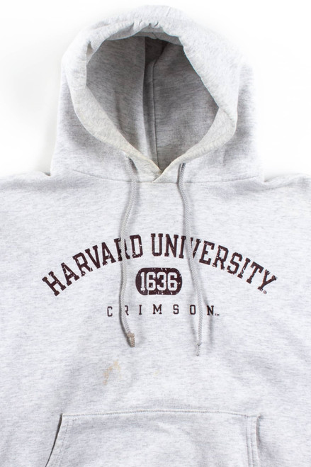 Vintage Harvard University Crimson Hoodie