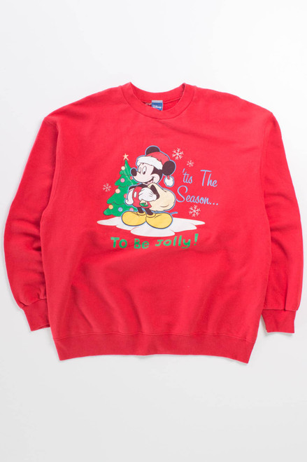 Jolly Mickey Christmas Sweatshirt