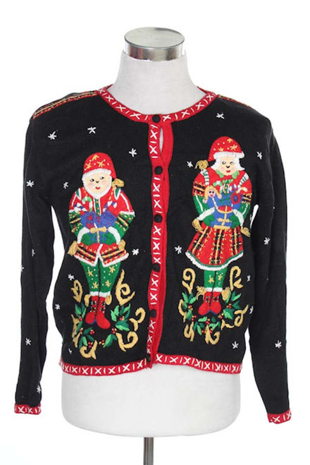 Black Ugly Christmas Cardigan 19764