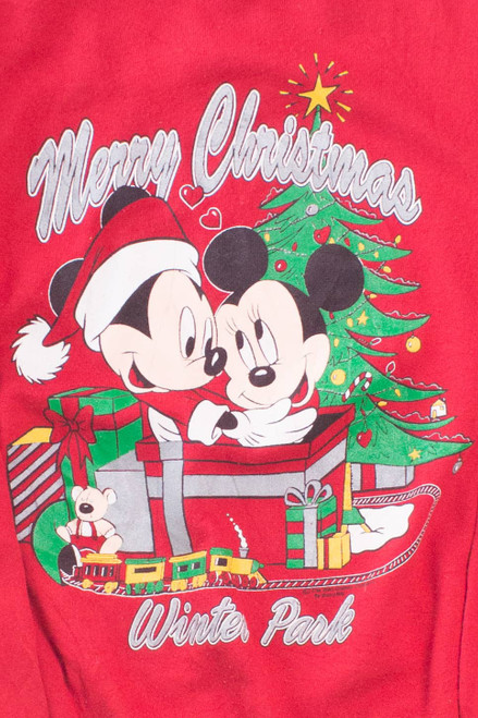 Mickey Mouse Louis Vuitton Monogram Gradient Ugly Christmas Sweater