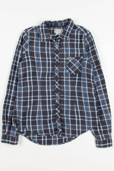 Blue Obey Flannel Shirt 3975