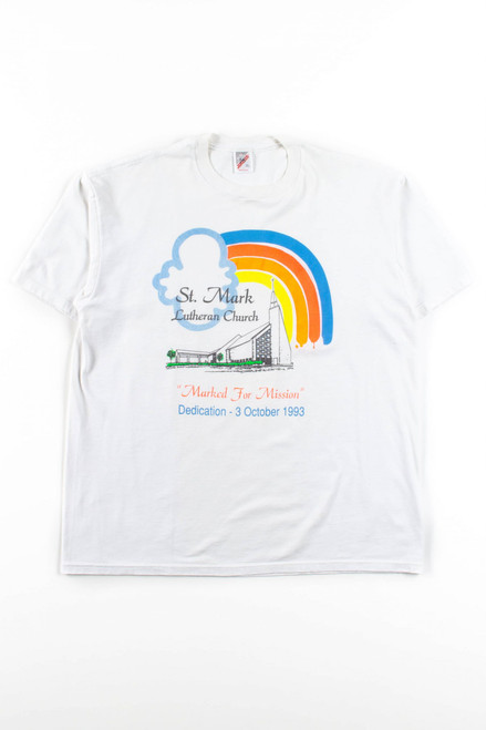 Vintage St. Mark Lutheran Church Dedication T-Shirt (1993)