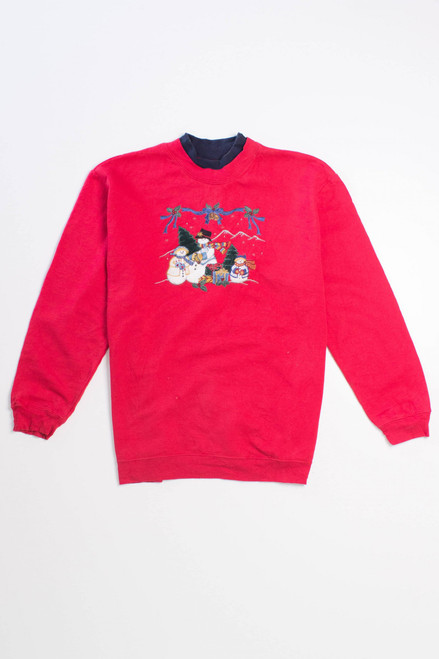 Snowmen Ugly Christmas Sweatshirt 55561