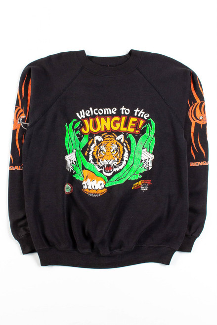 Vintage Bengals Welcome To The Jungle Sweatshirt