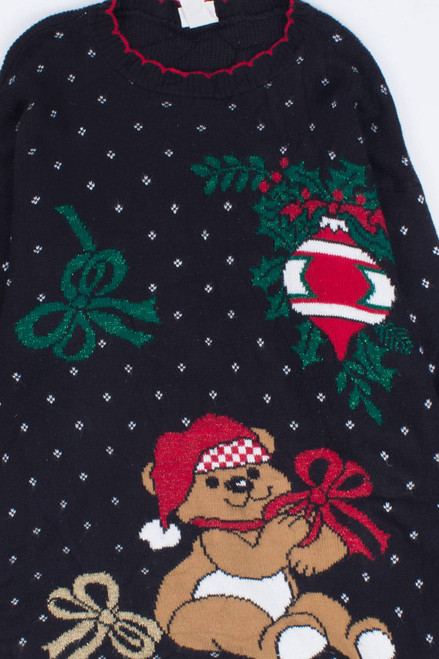 Black Ugly Christmas Pullover 55213