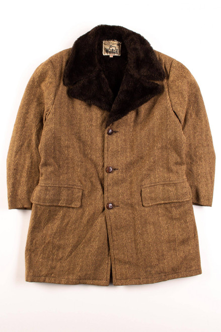 Vintage Woolrich Tweed Winter Coat