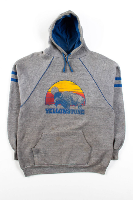 Vintage Yellowstone Buffalo Hoodie