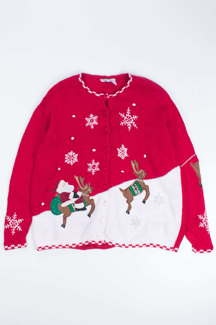 Red Ugly Christmas Cardigan 55225