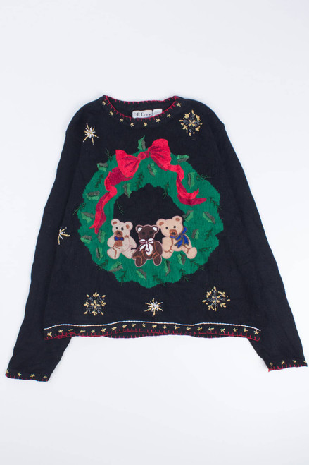 Black Ugly Christmas Pullover 55216