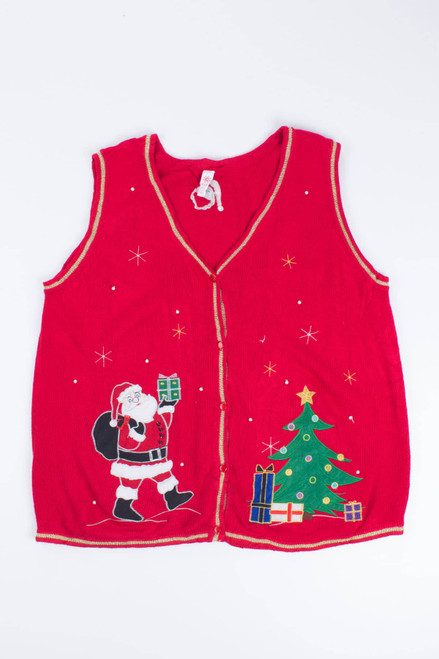 Red Ugly Christmas Vest 55194