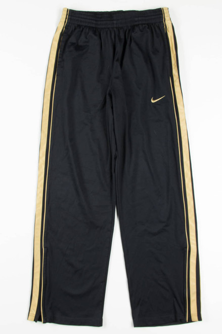 Gold Striped Nike Track Pants (sz. S)