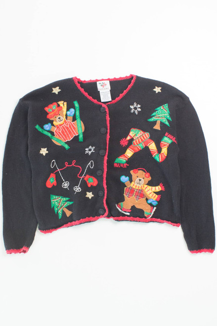 Black Ugly Christmas Cardigan 55934