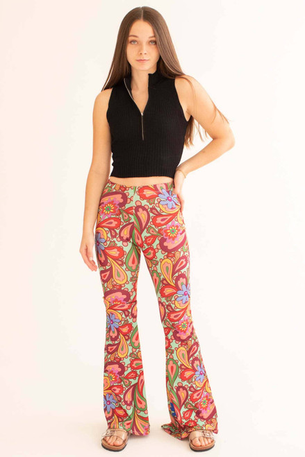 Groovy Floral Bell Bottoms