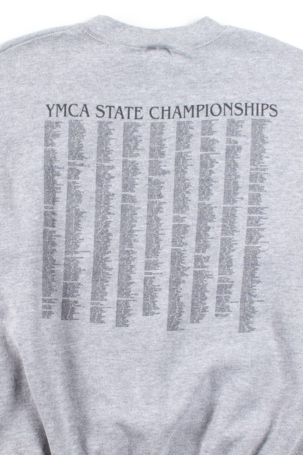 Vintage YMCA Swimming State Championships Sweatshirt (1998)