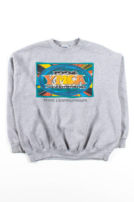 Vintage YMCA Swimming State Championships Sweatshirt (1998)