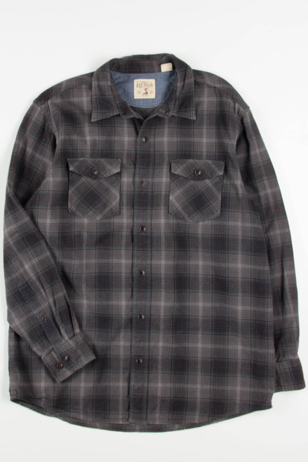 Grey Red Head Flannel Shirt 3860