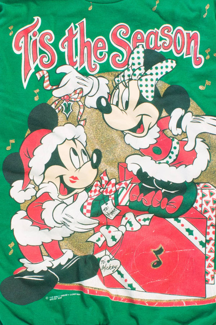 'Tis The Season' Vintage Mickey & Minnie Sweatshirt