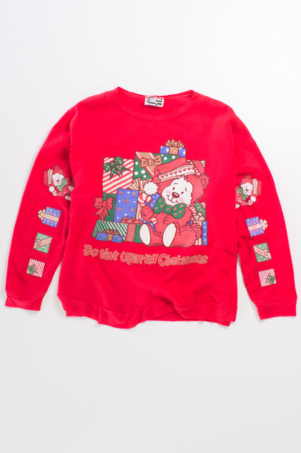 Don't Open till Christmas Vintage Sweatshirt