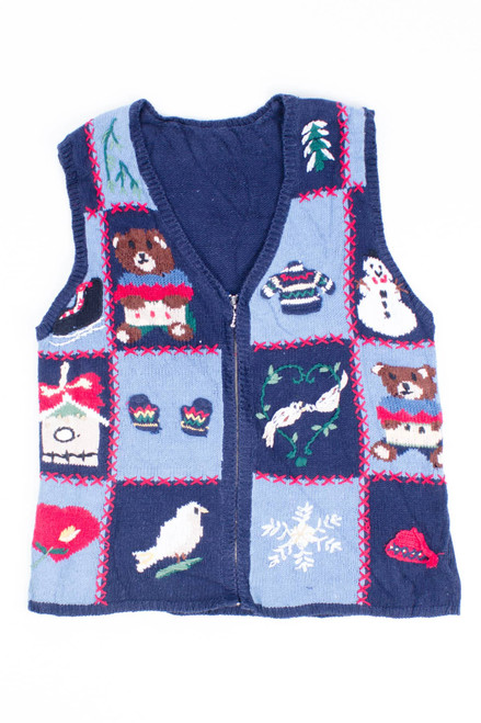 Blue Ugly Christmas Vest 55315