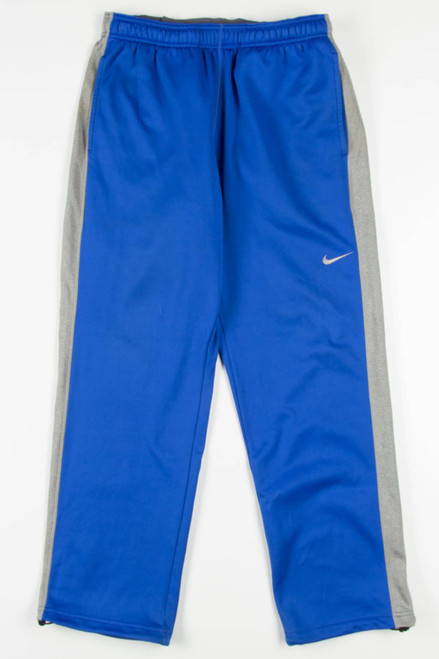 Blue Fleece Nike Track Pants (sz. L)