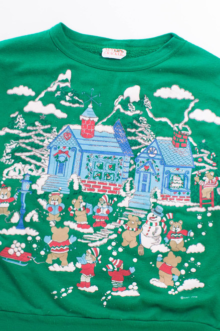 Christmas Bears Vintage Sweatshirt