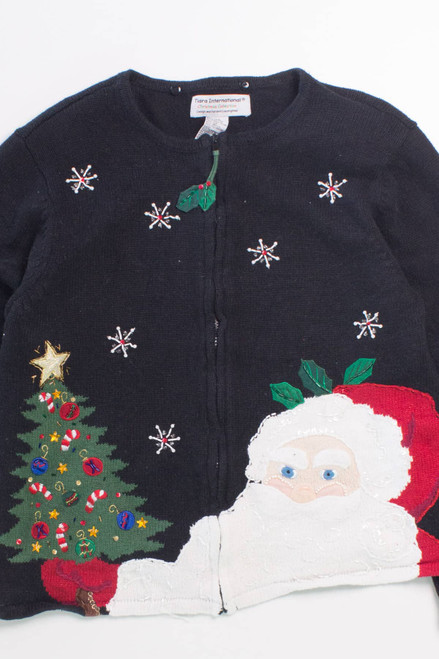 Black Ugly Christmas Cardigan 58047