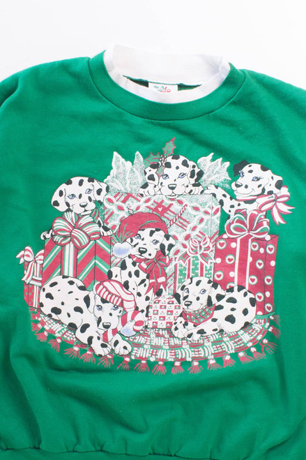 Christmas Dalmatian Vintage Sweatshirt