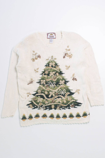 White Ugly Christmas Pullover 58049