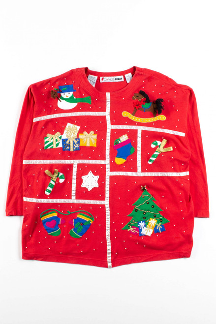 Red Ugly Christmas Sweatshirt 56078