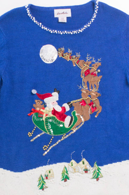 Blue Ugly Christmas Pullover 58052