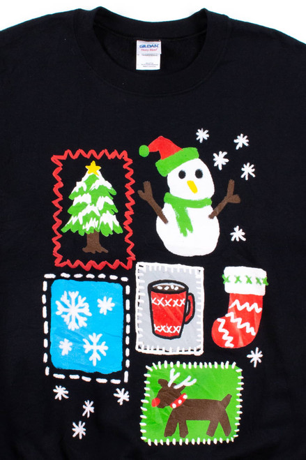 Black Ugly Christmas Sweatshirt 56007