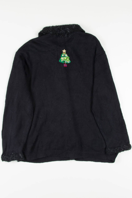 Black Ugly Christmas Cardigan 57092