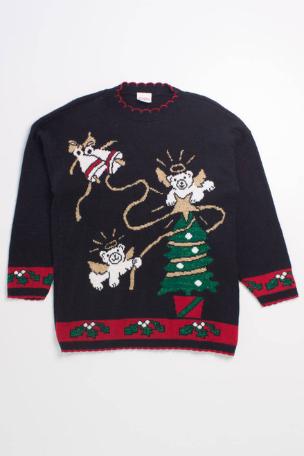 Black Ugly Christmas Pullover 58059