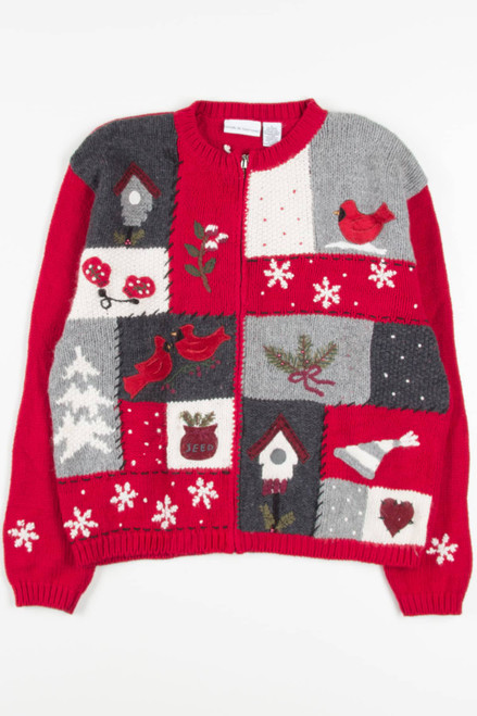 Red Ugly Christmas Cardigan 57238