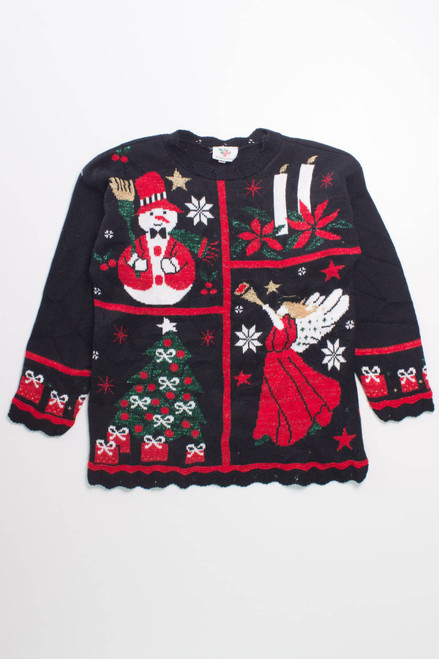 Black Ugly Christmas Pullover 58101