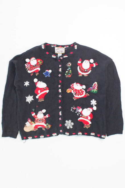 Black Ugly Christmas Cardigan 55923