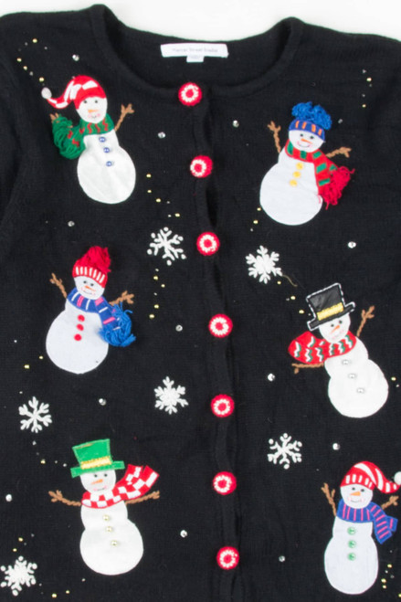 Deadstock Black Ugly Christmas Cardigan 57096