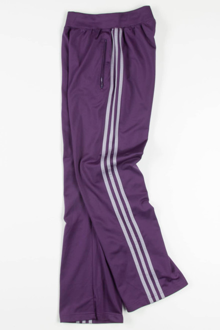 Purple Adidas Track Pants (sz. S)