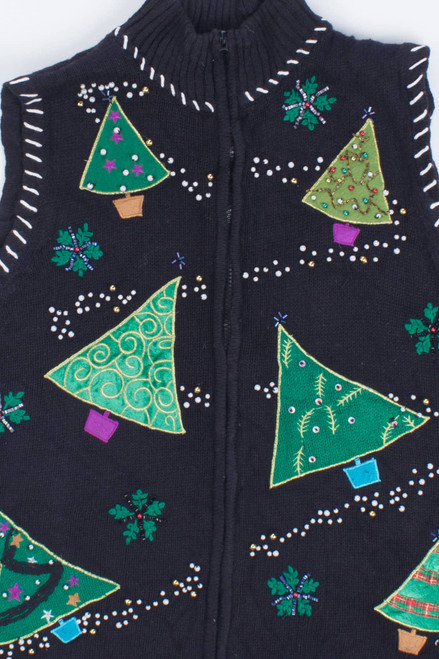 Black Ugly Christmas Vest 55209