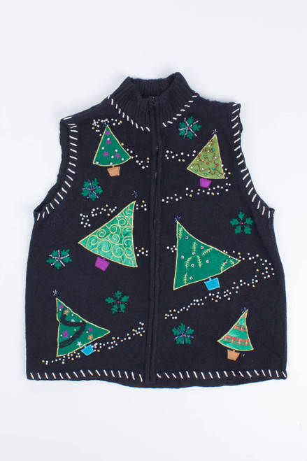 Black Ugly Christmas Vest 55209