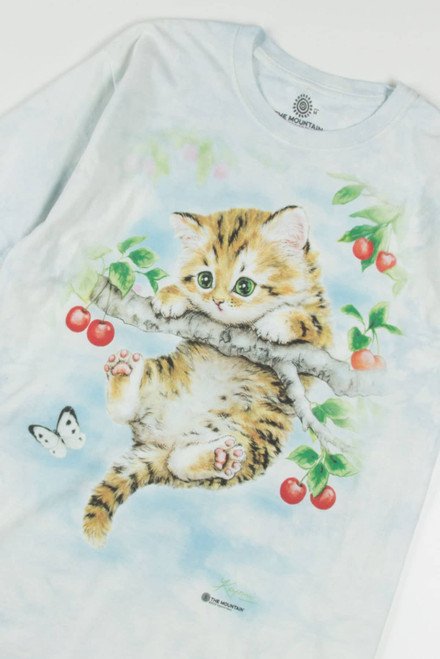 Hang In There Kitten Tie Dye T-Shirt