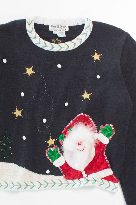 Black Ugly Christmas Pullover 55925