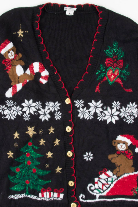 Holiday Time Ugly Christmas Cardigan 57077