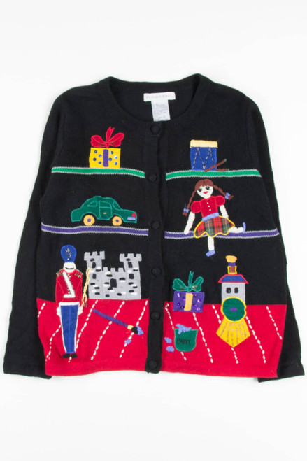 Black Ugly Christmas Cardigan 57035