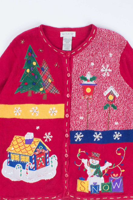 Red Ugly Christmas Cardigan 55222